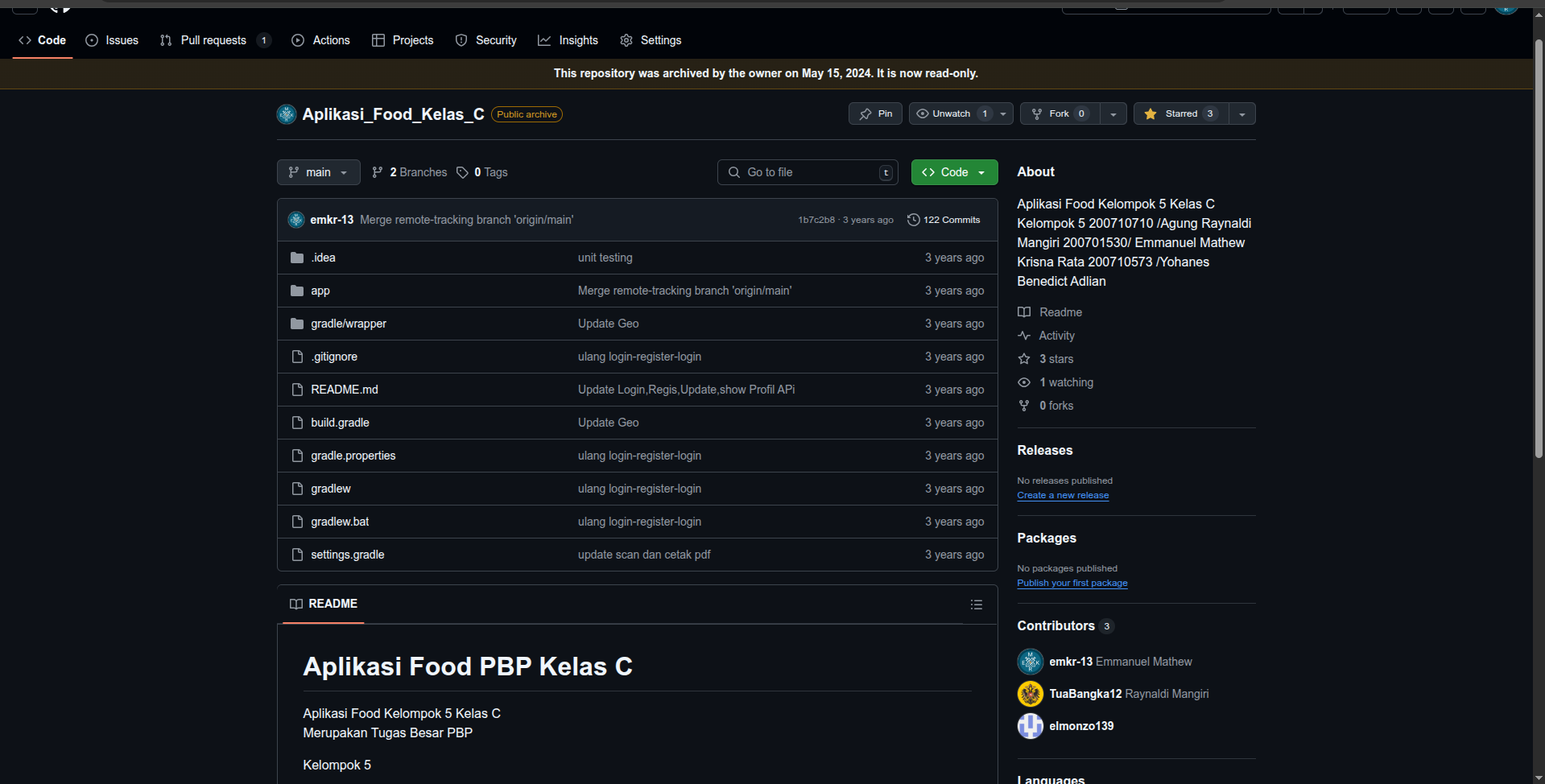 Food Application